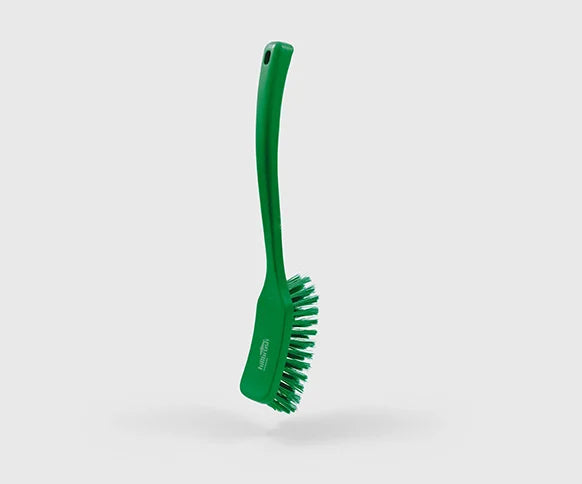 Everyday Long Handled Brush - Green (Stiff)